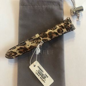 New Michele leather 20 mm watch strap band
